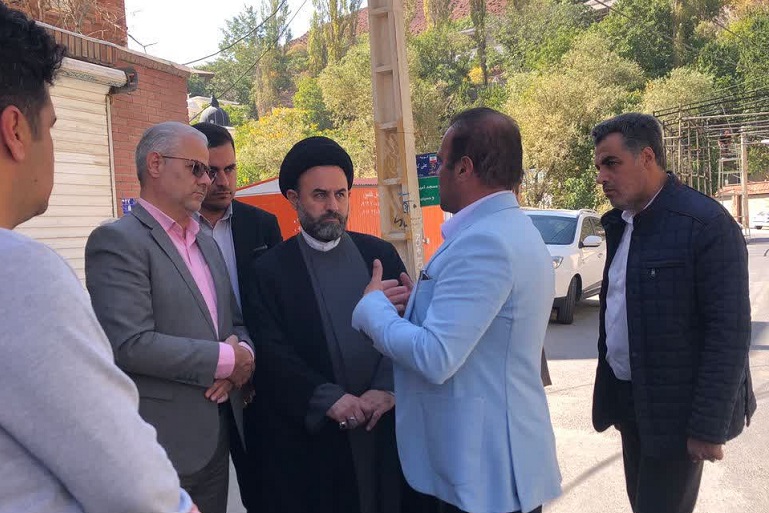 بازدید میدانی بخشدار رودبار قصران از روستای زایگان